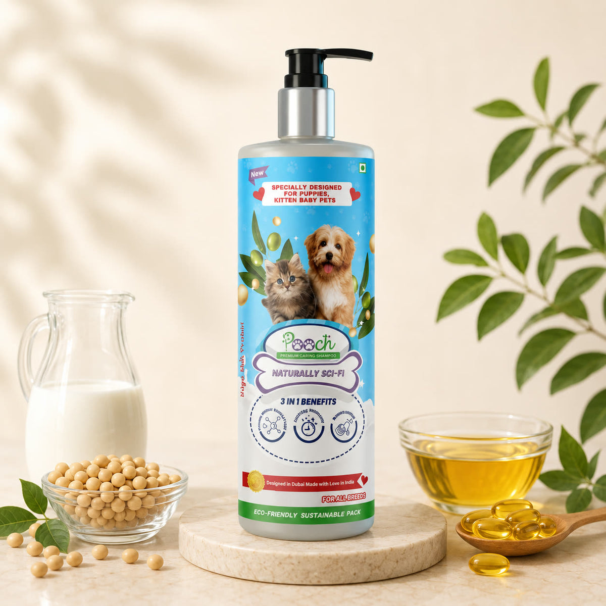 Pooch Caring Shampoo (Sulphate Free) Puppies - 400ml