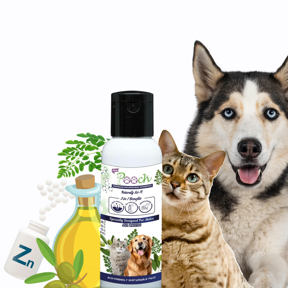 Pooch Nourishing Male Shampoo - 50ml