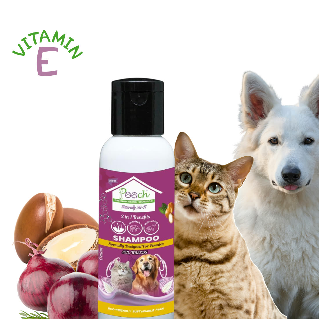 Pooch Onion Shampoo (Female) - 50ml