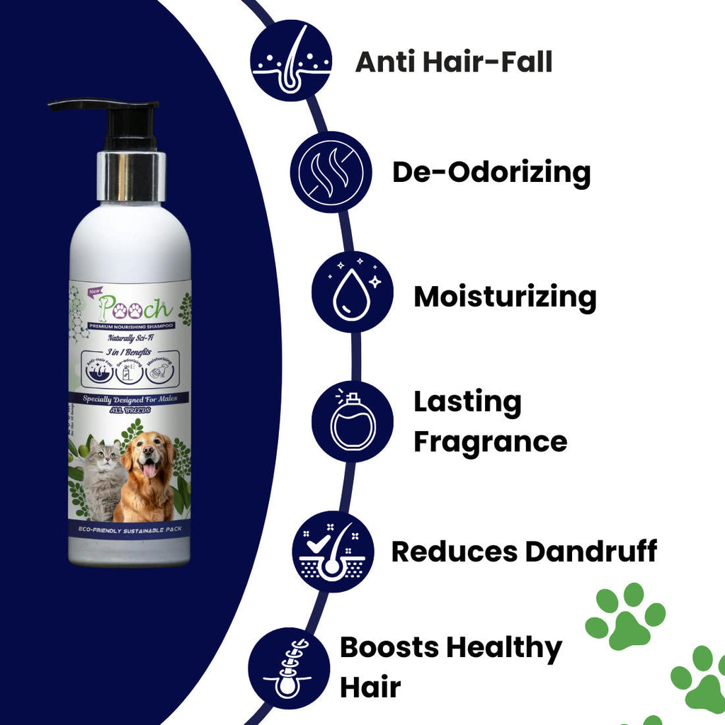 Pooch Nourishing Male Shampoo - 200ml