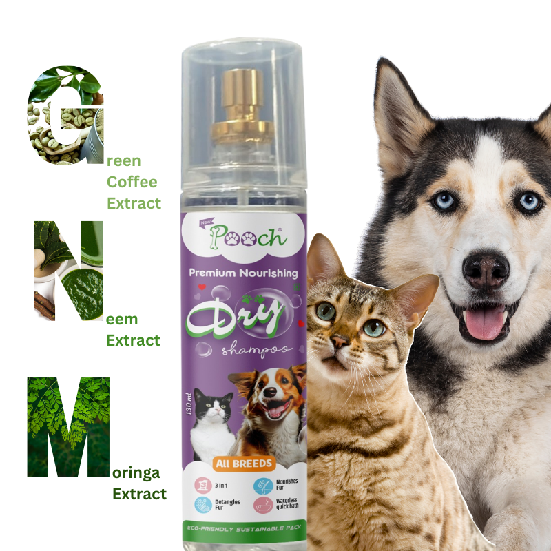 Pooch Nourishing Dry Shampoo - 130ml (Pack of 2)