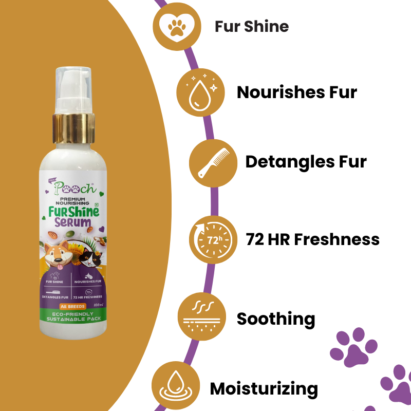 Pooch Combo - Dry Shampoo 130ml + Furshine Serum 100ml