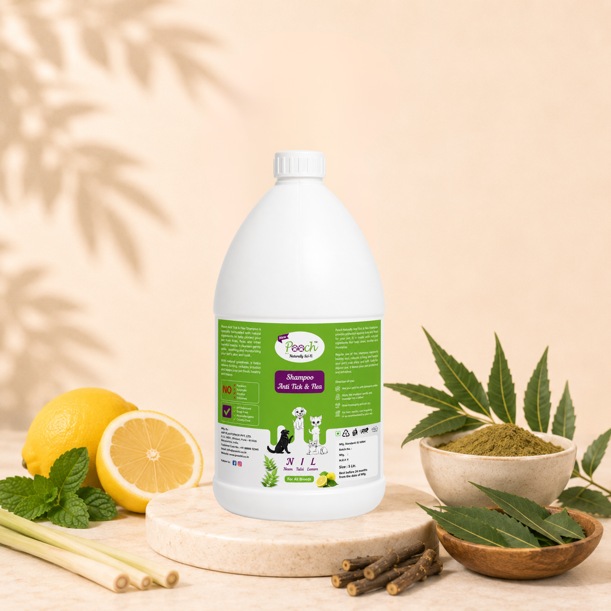 Pooch Anti Tick Shampoo - 5L