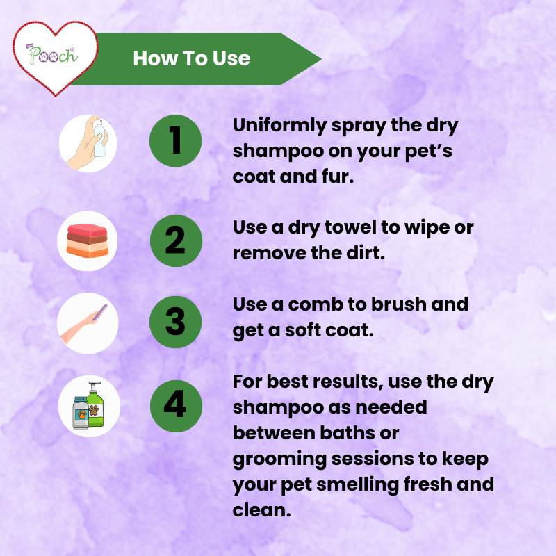 Pooch Combo - Dry Shampoo 130ml + Furshine Serum 100ml