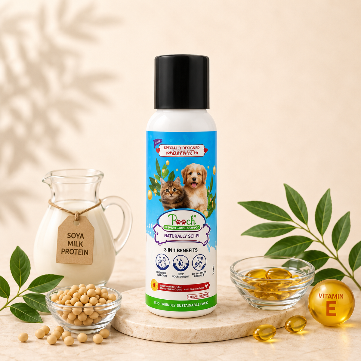 Pooch Caring Shampoo (Sulphate Free) Puppies - 50ml