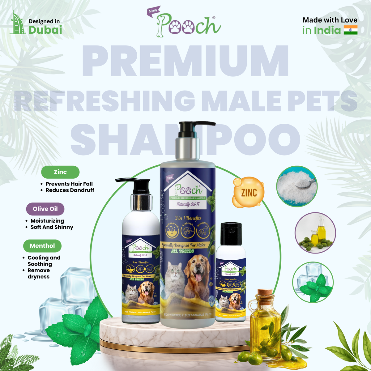 Pooch Nourishing Male Shampoo - 5L