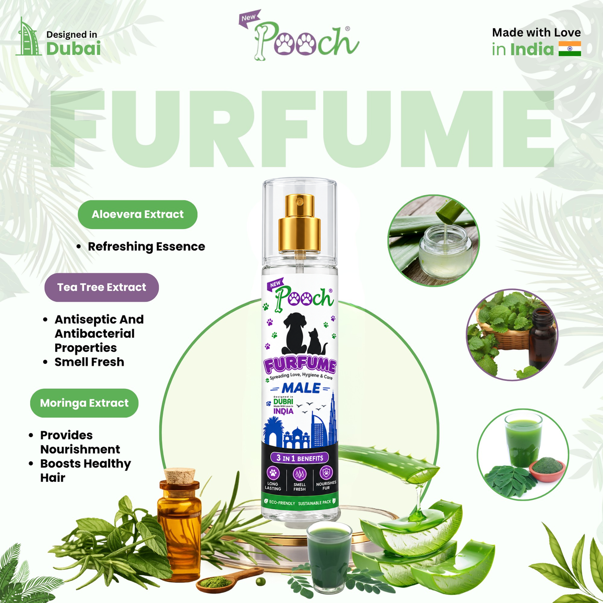 Pooch Furfume (Male) - 130ml