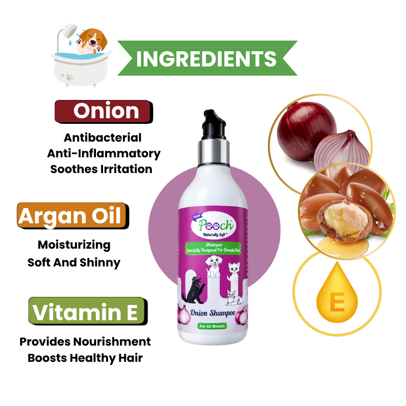 Pooch Onion Shampoo (Female) - 250ml